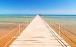 Hurghada, Ägypten, Rotes Meer, Steg, Strand, Küste, Sand
