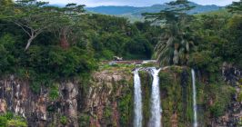 Indischer Ozean, Mauritius, Wasserfall, Chamarel, Eiland, Fluss, Wald, Tropisch