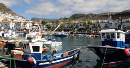 Spanien Hafen Puerto de Mogan Gran Canaria Kanaren Kanarische Inseln