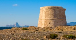 Balearische Inseln Spanien Formentera Urlaub Reisen Festungsturm Mittelmeer