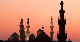  Kairo, Ägypten, Moschee, Sonnenuntergang, Minarett