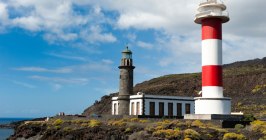 La Palma, Kanarische Inseln, Kanaren, Spanien, Leuchtturm,  Punto de Fuencaliente, Küste