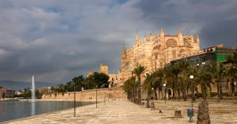 Balearische Inseln Mallorca Palma Kathedrale von Palma