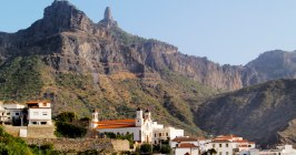 Spanien Gran Canaria Kanarische Inseln Kanaren Felsen Bergdorf Gebirge