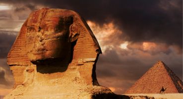 Pyramide Ägypten Kairo Gizeh Sphinx Afrika Historische Sehenswürdigkeit Wüste