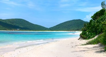 Puerto Rico, Karibik, Strand, Insel Culebra, Panorama, Eiland, Landschaften, Sand, Flamenco Beach
