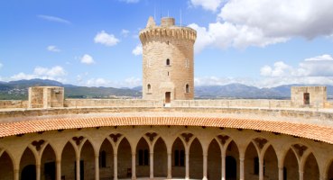 Balearen Mallorca Festung von Bellver Insel Urlaub Reise