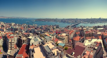 Istanbul, Bosporus, Türkei, Stadtansicht