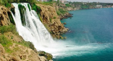 Türkei, Antalya, Duden, Wasserfall, Mittelmeer